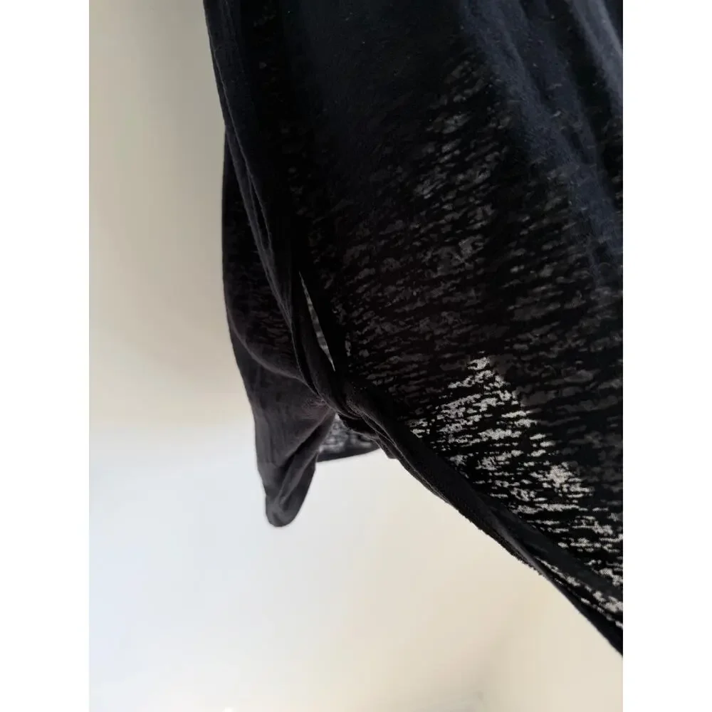 Lululemon Round Two Tee Burnout Womens Gathered Sides Shear T Shirt